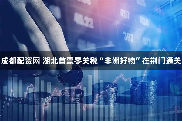 成都配资网 湖北首票零关税“非洲好物”在荆门通关